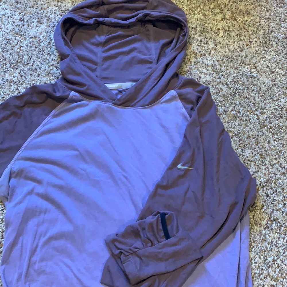 nike running dri fit pullover size small